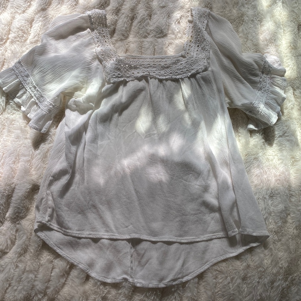 White Lace Top